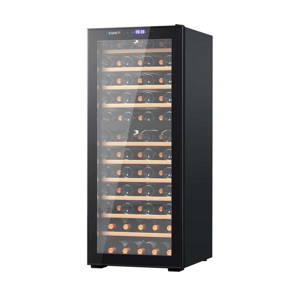 NNEDSZ Wine Cooler Fridge Compressor Dual Zone 80 